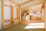 豊田市の木の家工務店都築建設の施工例m様邸リビング