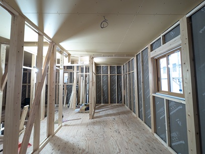 豊田市木の家工務店都築建設　幸田町新築住宅大工工事